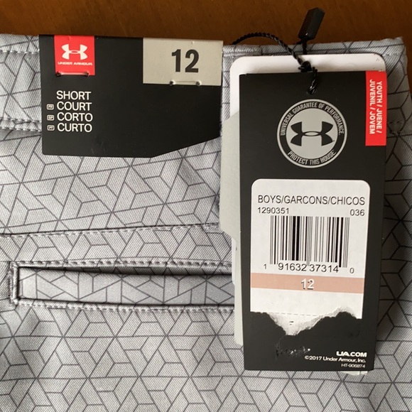 Brand New Youth Boys Under Armour size 12 Shorts - Picture 4 of 4
